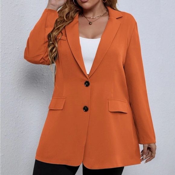 Classic plus size blazer jacket - Picture 13 of 16